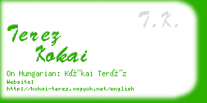 terez kokai business card